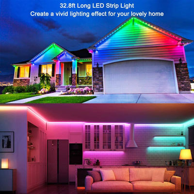 flexible adhesive led strip lights 24v Cob Flexible LED Strip Light Voice WIFI APP RGB