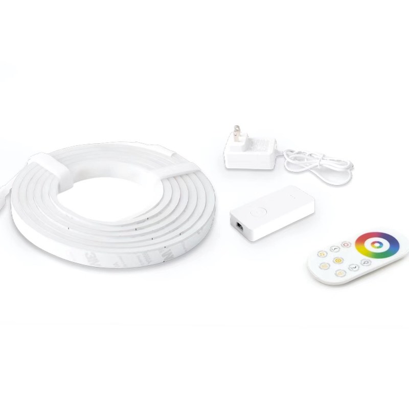 Outdoor Soft Smart LED Strip Light 4000K 6.6ft Fixed Diffusion 16 Million Colors